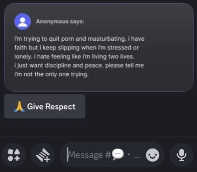Anonymous confession bot post